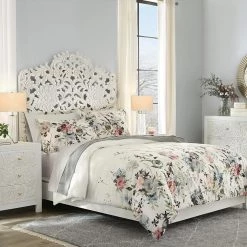 Home Decorators Collection Nadia Carved 3-Drawer Whitewash Nightstand (30 in. H x 23 in. W x 17 in. D) -Home Decorators Soldes whitewash home decorators collection nightstands cac 20 015 1f 1000