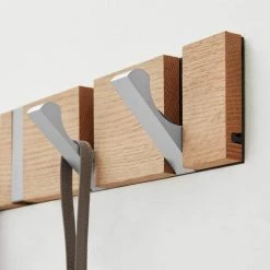 Home Decorators Collection 16 in. Pine Hook Rack with 4 Satin Nickel Folding Hooks -Home Decorators Soldes wood home decorators collection hooks 64461 1f 1000