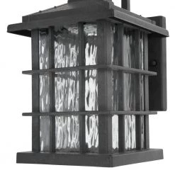 Home Decorators Collection Summit Ridge Collection Zinc Motion Sensor Outdoor Integrated LED Wall Lantern Sconce -Home Decorators Soldes zinc home decorators collection outdoor sconces cqh1691ls 2 a0 1000